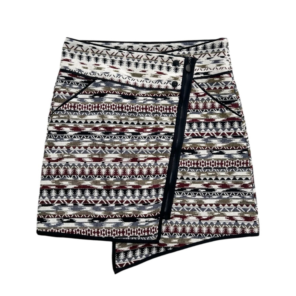 Kenar Tapestry Aztec Mini Skirt